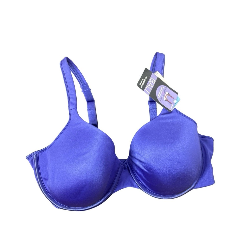 Bali Bra 38C T-Shirt Bra 3470 Bali Women's One Smooth U Underwire Foam Cup Bra